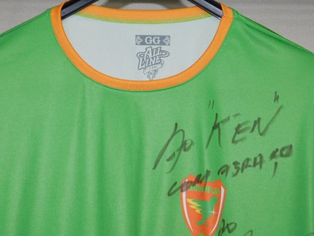 元ブラジル代表 オスカール氏のサイン入りユニフォーム 現在ブラジリスFCオーナー