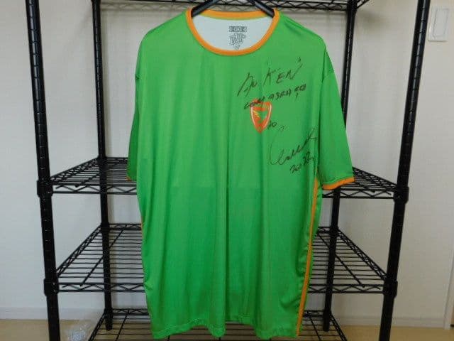 元ブラジル代表 オスカール氏のサイン入りユニフォーム 現在ブラジリスFCオーナー