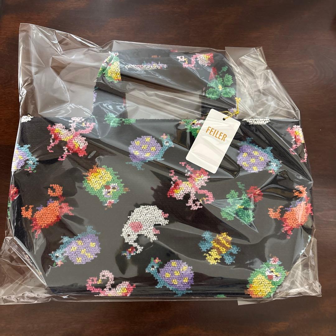 新品未開封‼︎神崎恵FEILER ファンキーフォーチュントートバッグ紺