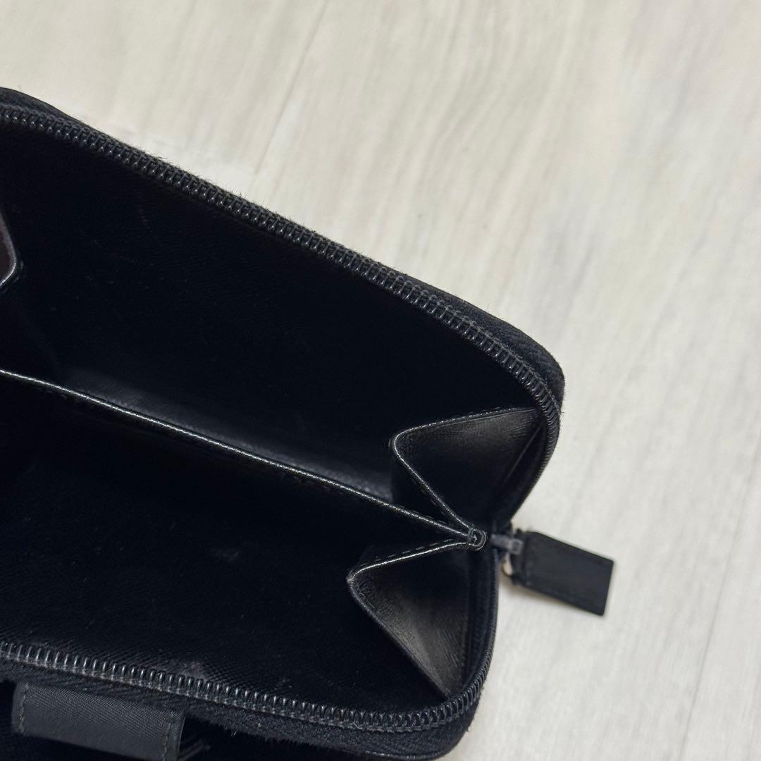 PRADA プラダ　三角ロゴ　ラウンドファスナー　ケース　ミニウォレット