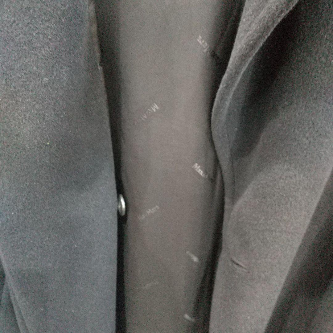 極美品 マックスマーラ ロングコート ブラック 42