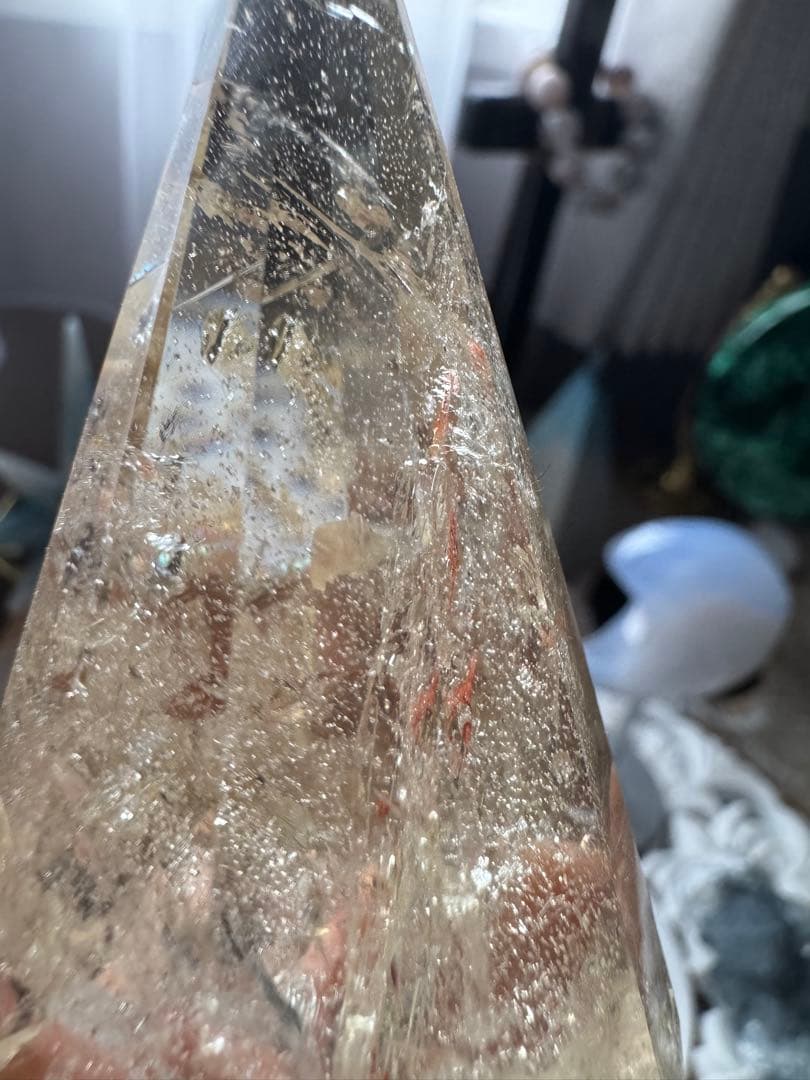 【高品質】ブラジル産 非加熱シトリン ファセットカット（ライモナイト・虹入り）