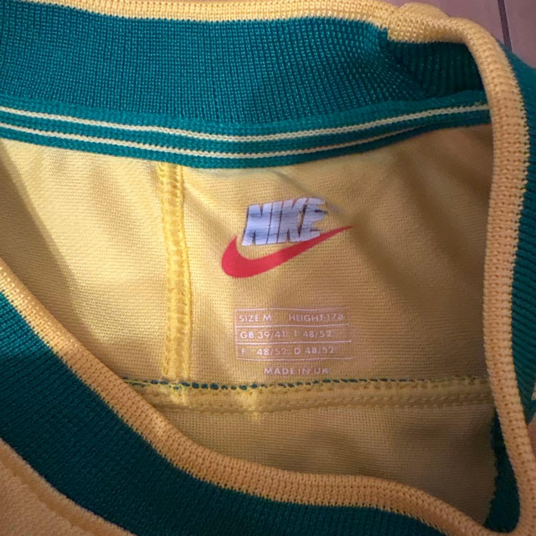 レア　ブラジル代表 98年W杯 Nike サッカーシャツ サイズ M UK製