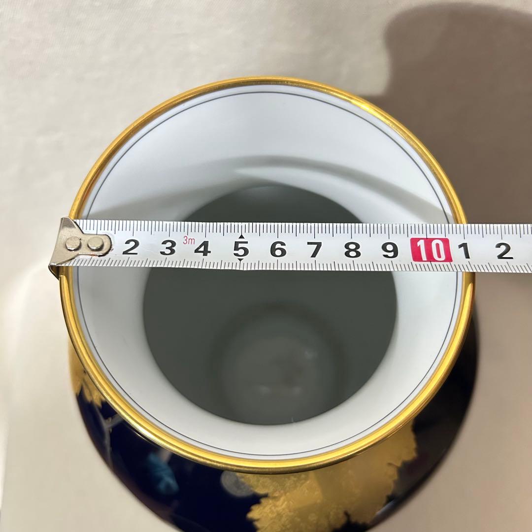 マ*サ様 大倉陶園　金触　ブドウ　葡萄　花瓶　フラワーベース