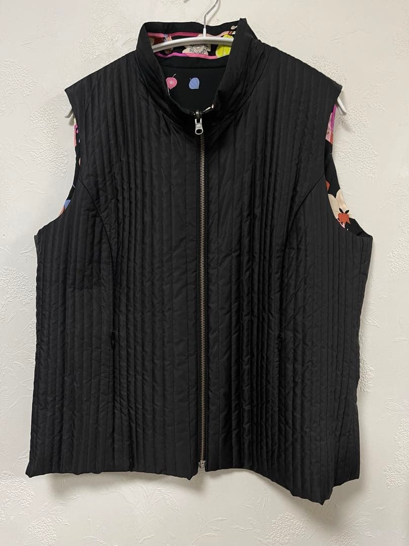 LEONARD レオナール　リバーシブル　ベスト　キルティング　44