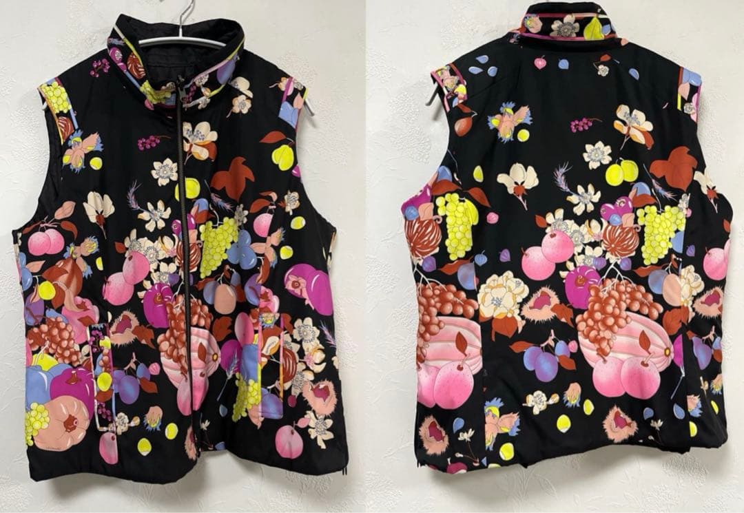 LEONARD レオナール　リバーシブル　ベスト　キルティング　44