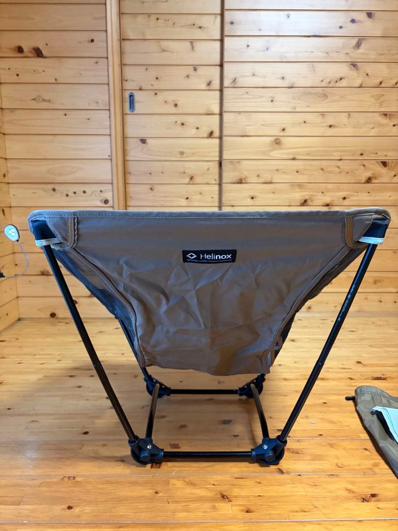 Helinox アウトドアチェア ベージュ 収納袋付き