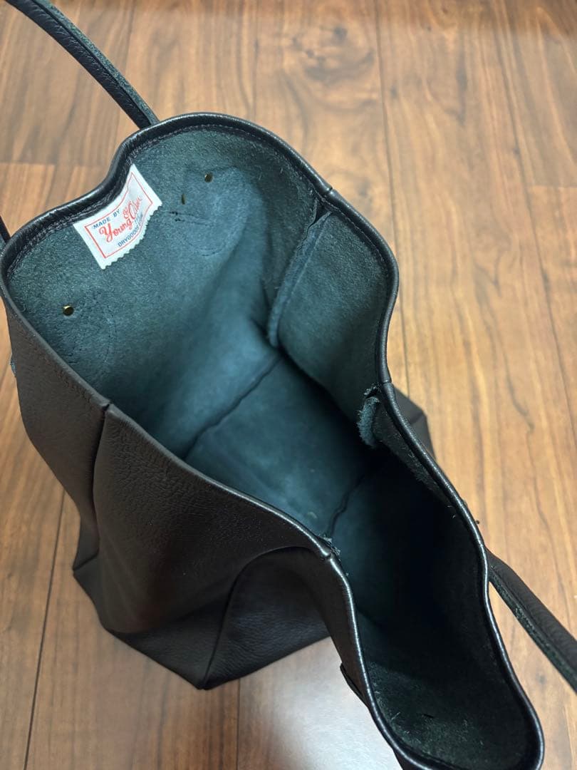 YOUNG & OLSEN ブラックトートバッグ