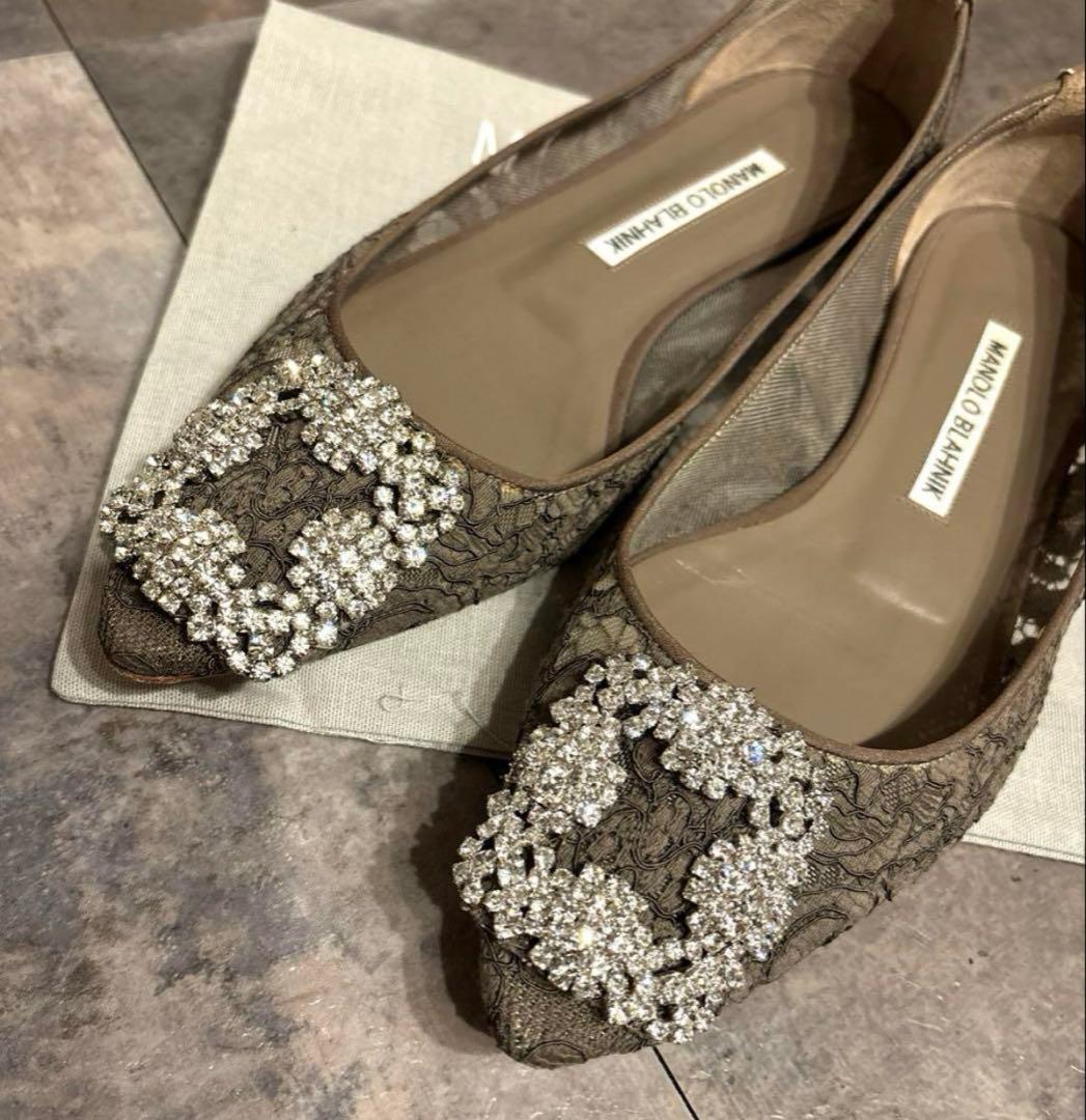 MANOLO BLAHNIKマノロブラニク◆HANGISI ハンギシ レース36