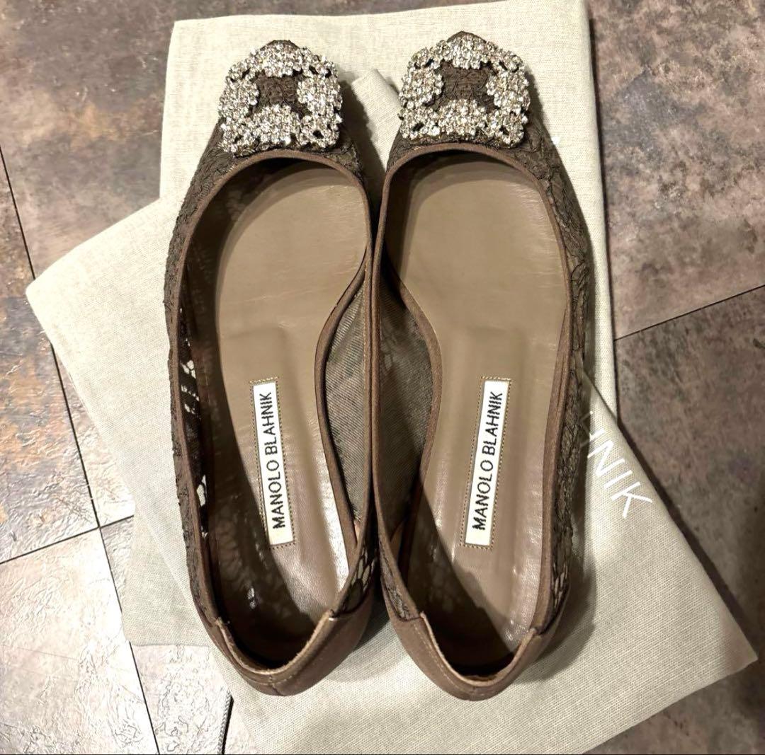 MANOLO BLAHNIKマノロブラニク◆HANGISI ハンギシ レース36