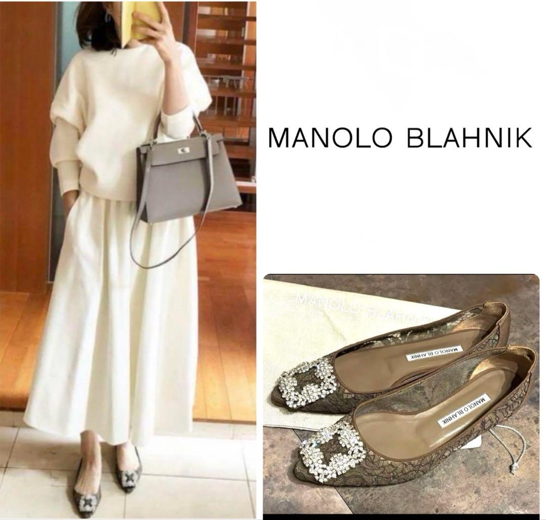 MANOLO BLAHNIKマノロブラニク◆HANGISI ハンギシ レース36
