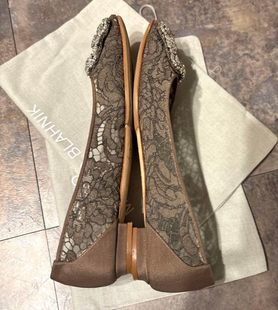 MANOLO BLAHNIKマノロブラニク◆HANGISI ハンギシ レース36