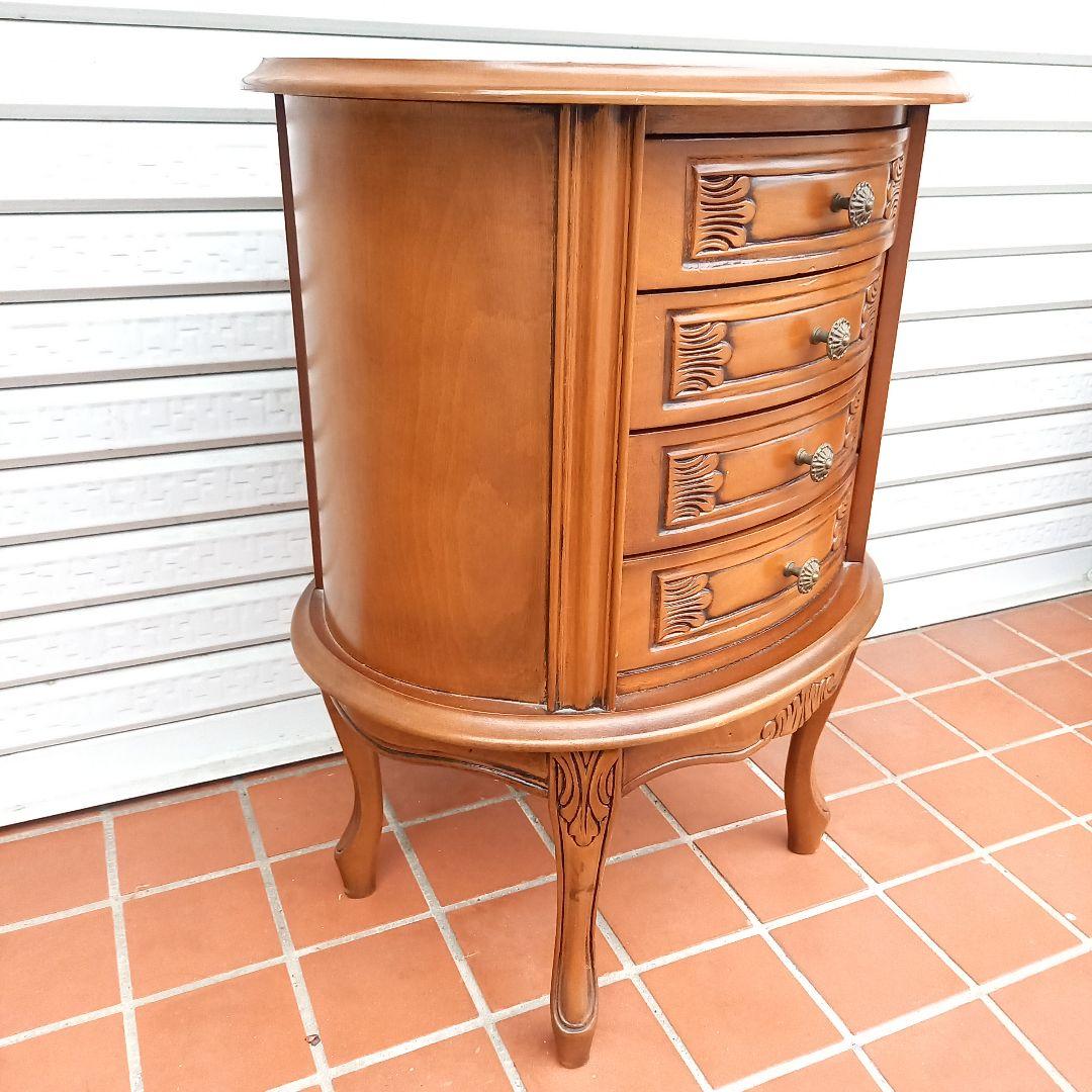 猫脚チェスト アンティーク家具 ロココ調 木製彫刻