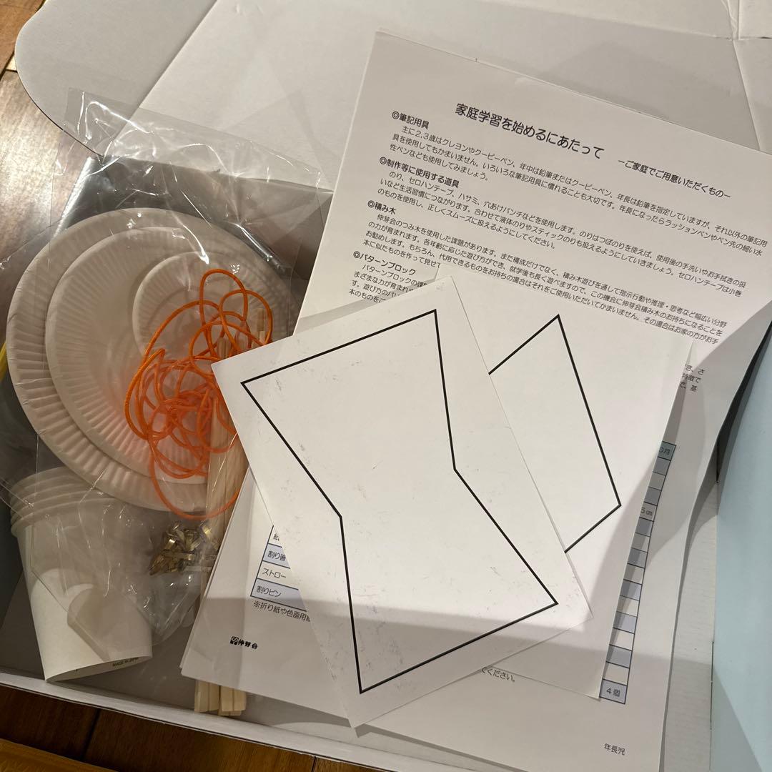 伸芽会　家庭学習プログラム　年長