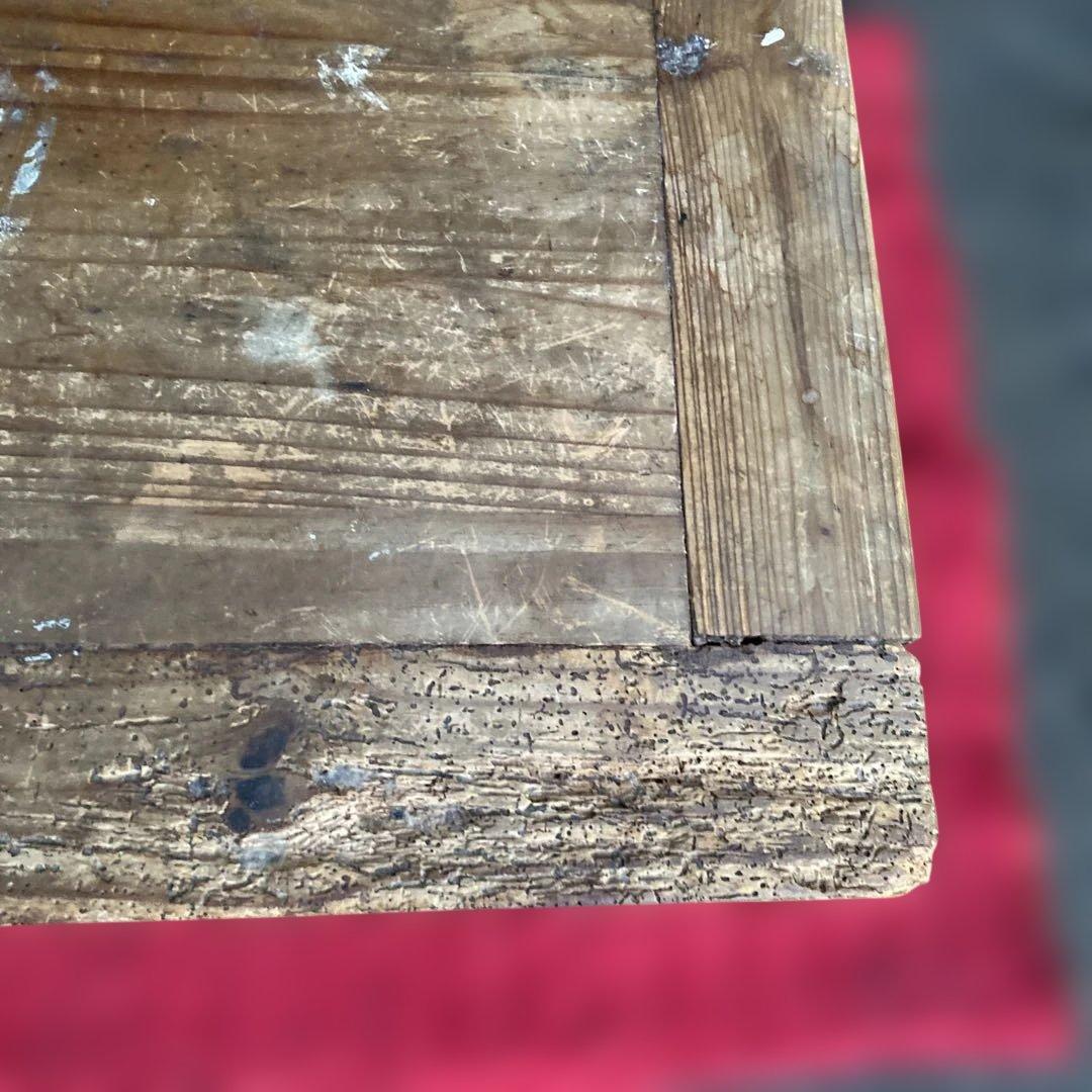 アンティーク　木製 小型　ナチュラルウッドの机