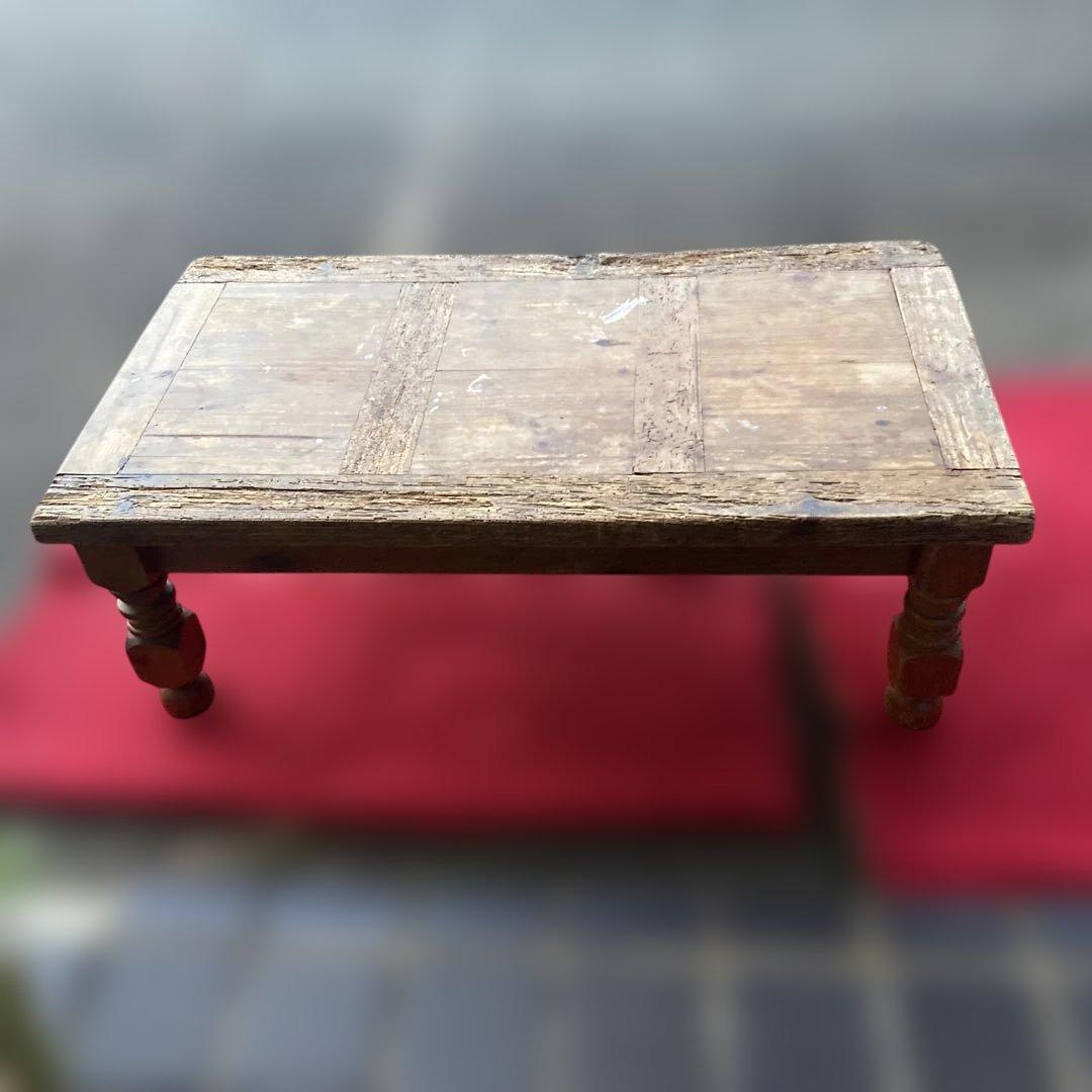 アンティーク　木製 小型　ナチュラルウッドの机
