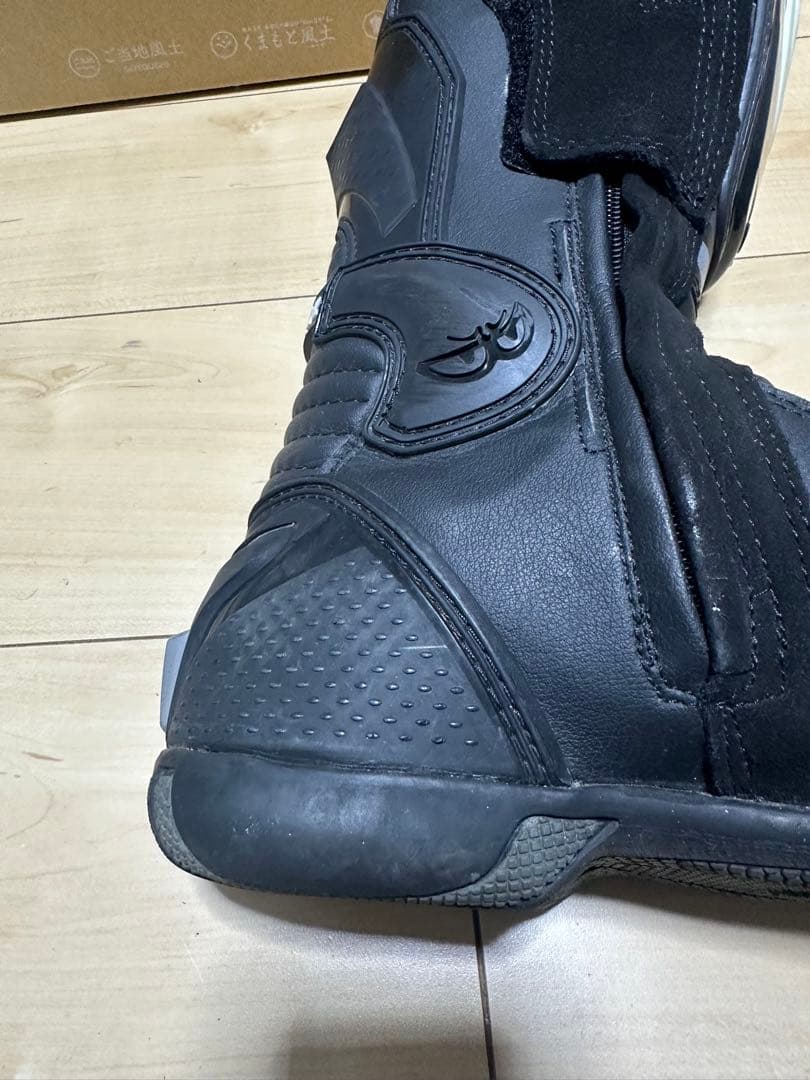 BERIK ブラック バイクブーツ SIZE43