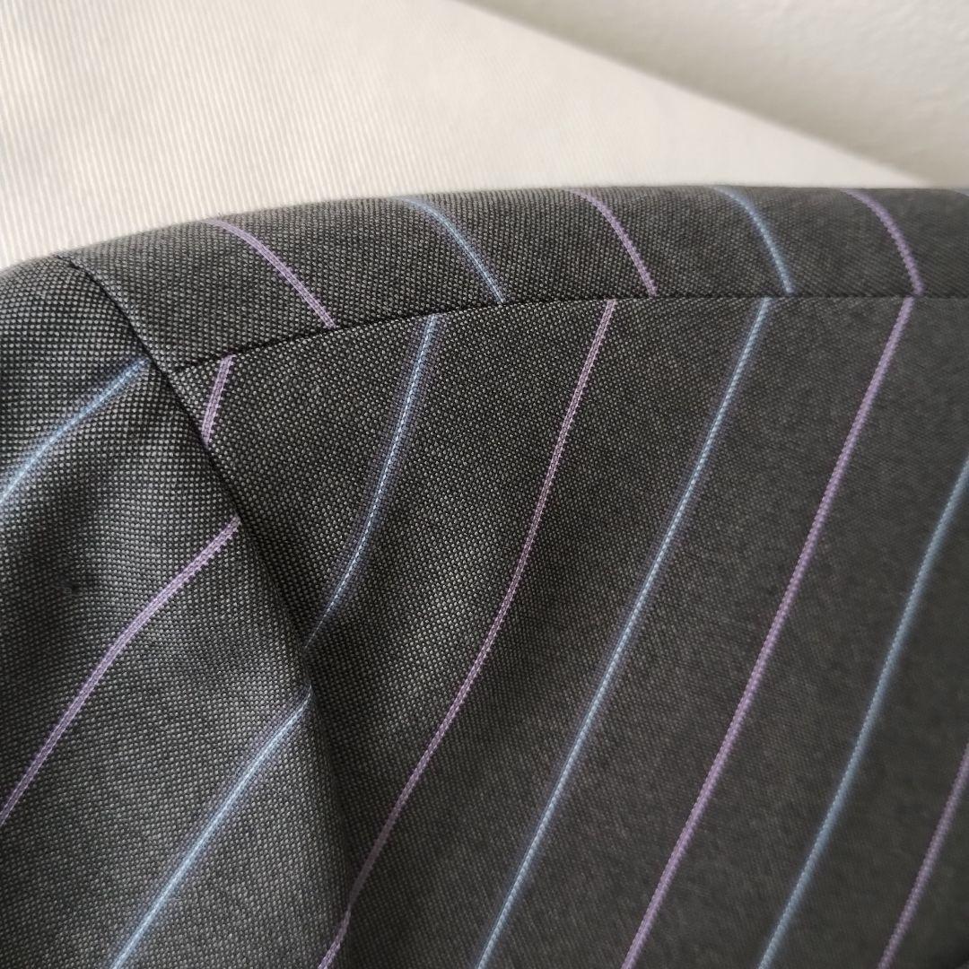 エトロ ETRO ストライプ シングル 3B スーツ セットアップ 50 グレー