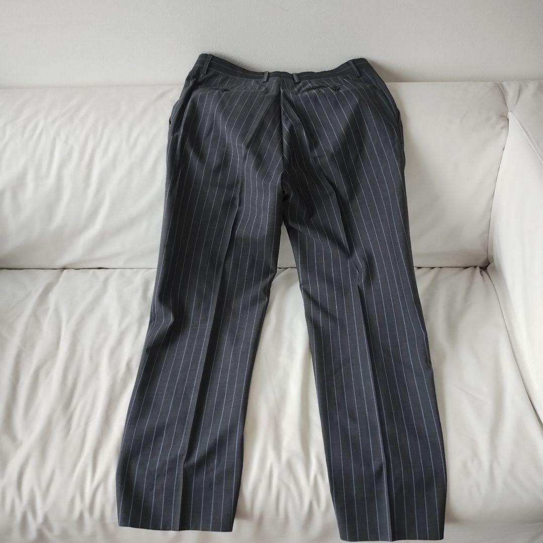 エトロ ETRO ストライプ シングル 3B スーツ セットアップ 50 グレー