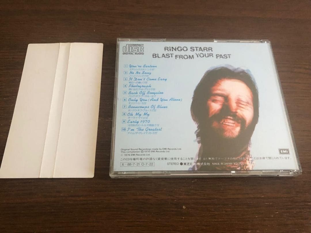 【角丸帯】「想い出を映して」リンゴ・スター 日本盤 旧規格 消費税表記なし 帯付