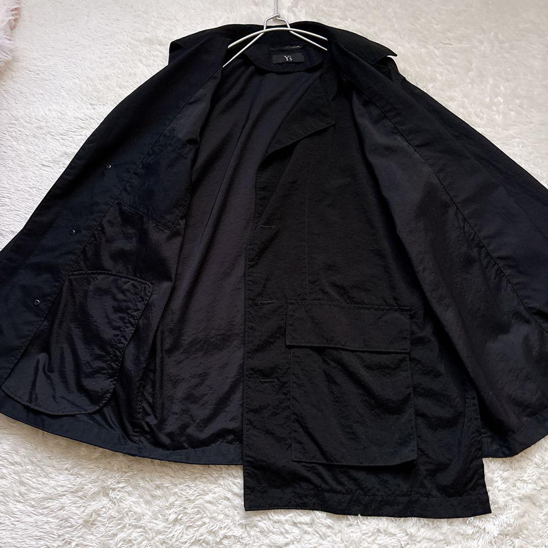 希少✨ Y's アシンメトリー テーラードジャケット 変型 ブラック22ss