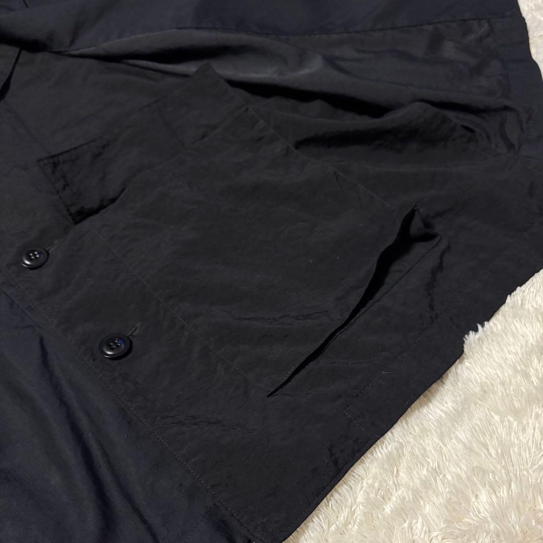 希少✨ Y's アシンメトリー テーラードジャケット 変型 ブラック22ss