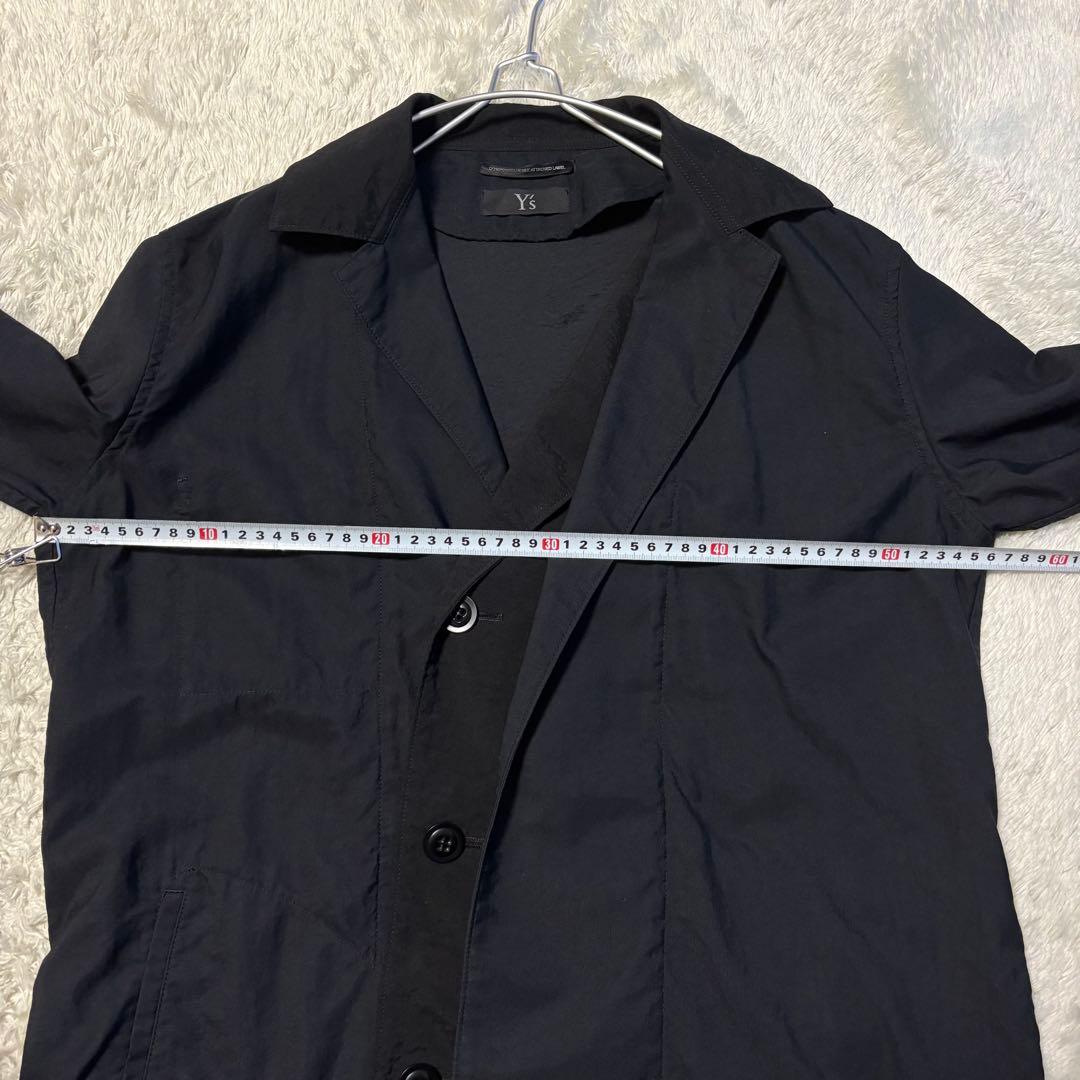 希少✨ Y's アシンメトリー テーラードジャケット 変型 ブラック22ss