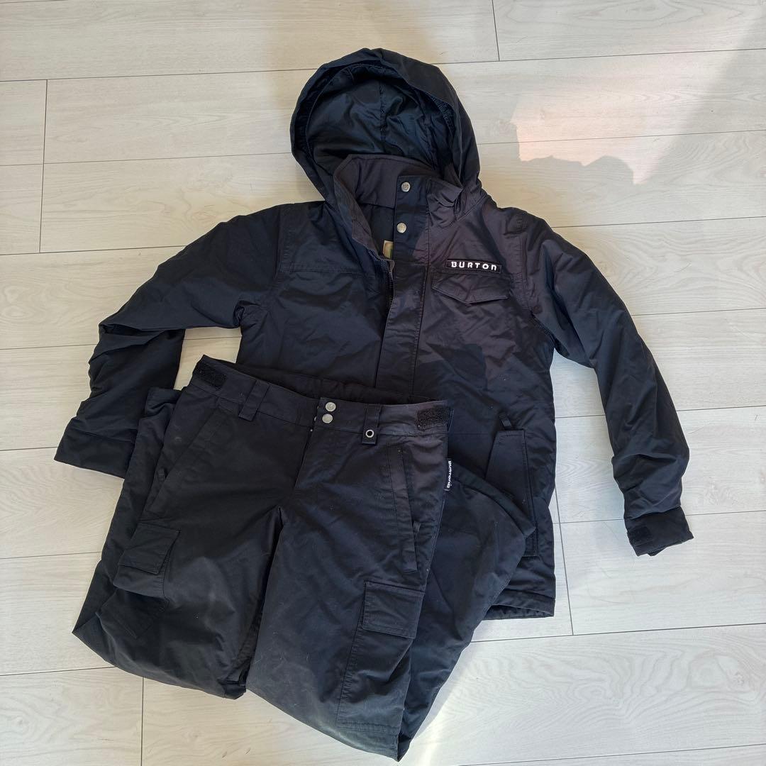 BURTON キッズ Black 迷彩ポイント　上下セット