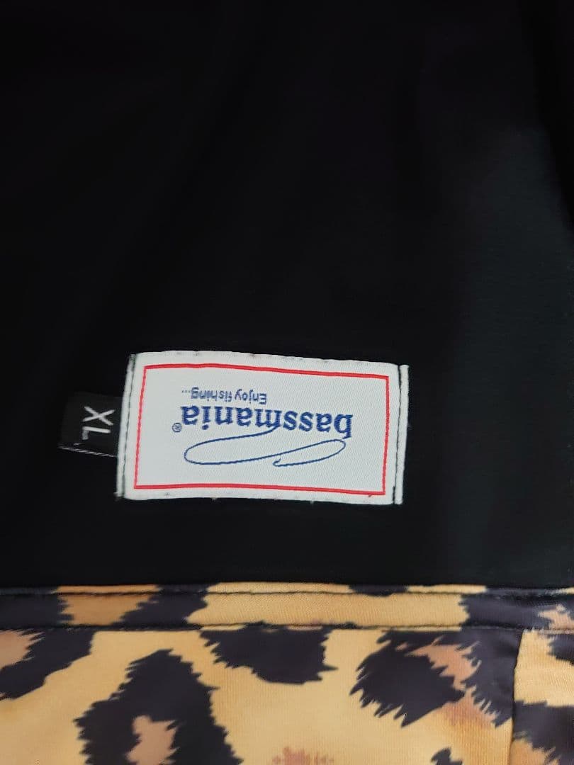 BASSMANIA バスマニア ヒョウ柄 フィッシングスーツ(上下セット)XL