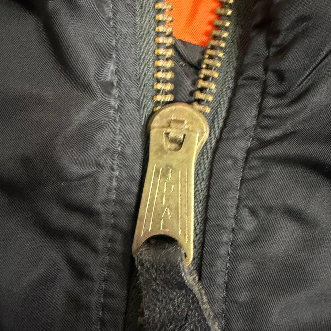 ALPHA VINTAGE MA-1 USA製　ブラック　フライトジャケット