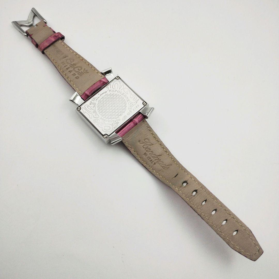良品＆希少 ガガミラノ レディース 腕時計 ナポレオーネ ピンクベルト