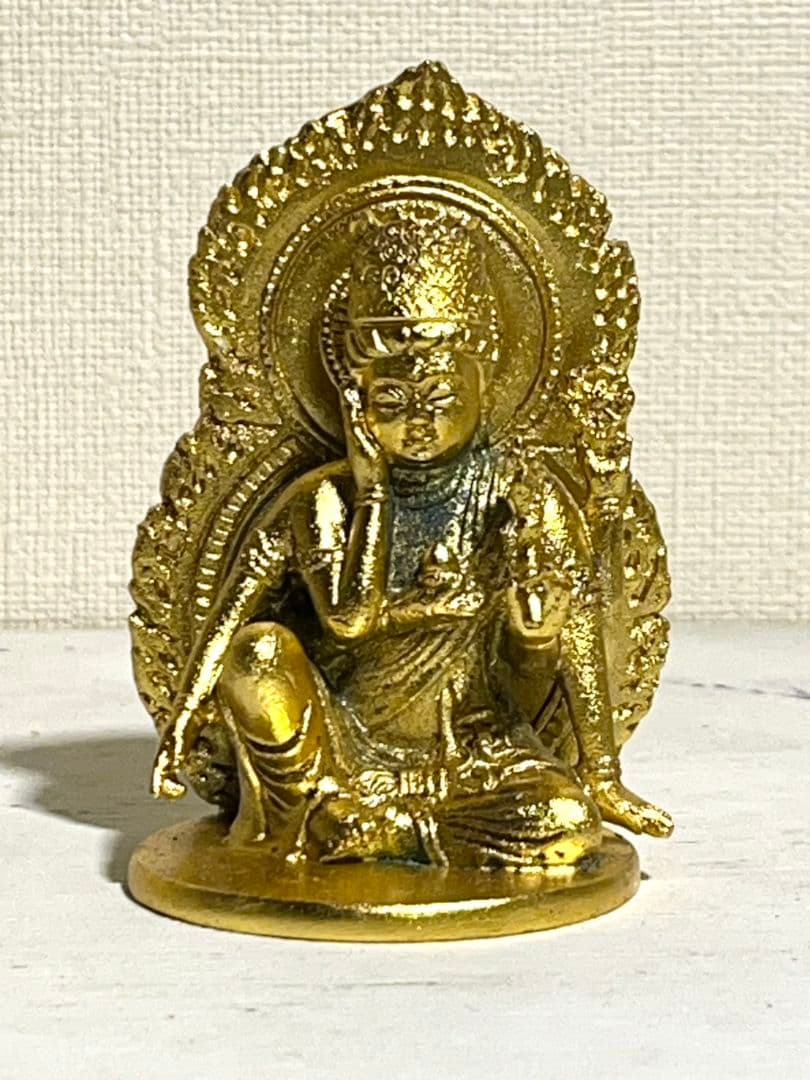 松久宗琳　大仏師　聖観音菩薩像 銅像 セット アンティーク 293／1000