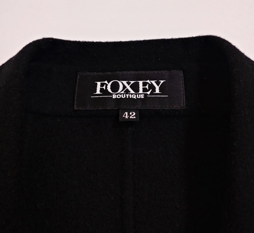 カシミヤ FOXEYBOUTIQUEフォクシーブティック ダブルフェイスPコート