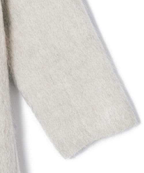 今季【新品タグ付き】 アダムエロペ ウェーブシャギーミドルコート