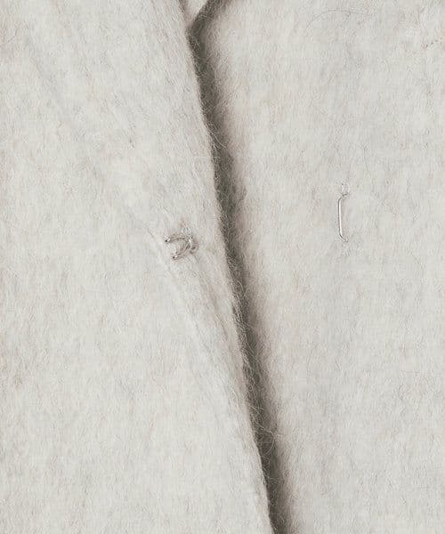 今季【新品タグ付き】 アダムエロペ ウェーブシャギーミドルコート