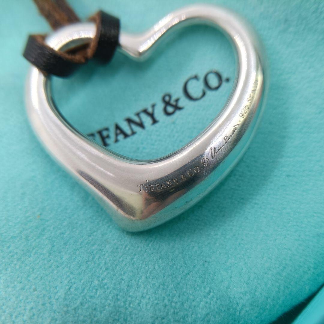 極美品✨️　ティファニー　大ぶり　オープンハート　925 シルバー