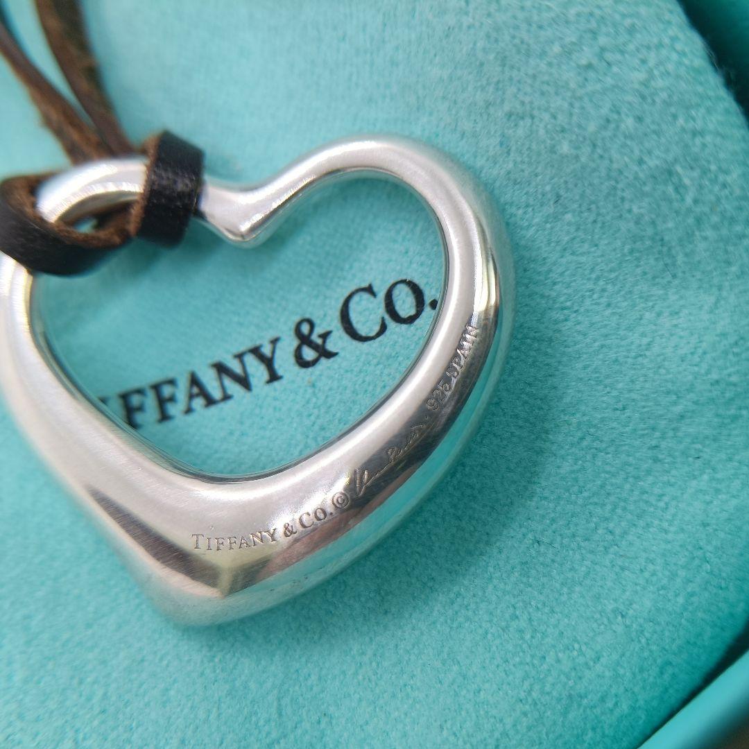 極美品✨️　ティファニー　大ぶり　オープンハート　925 シルバー
