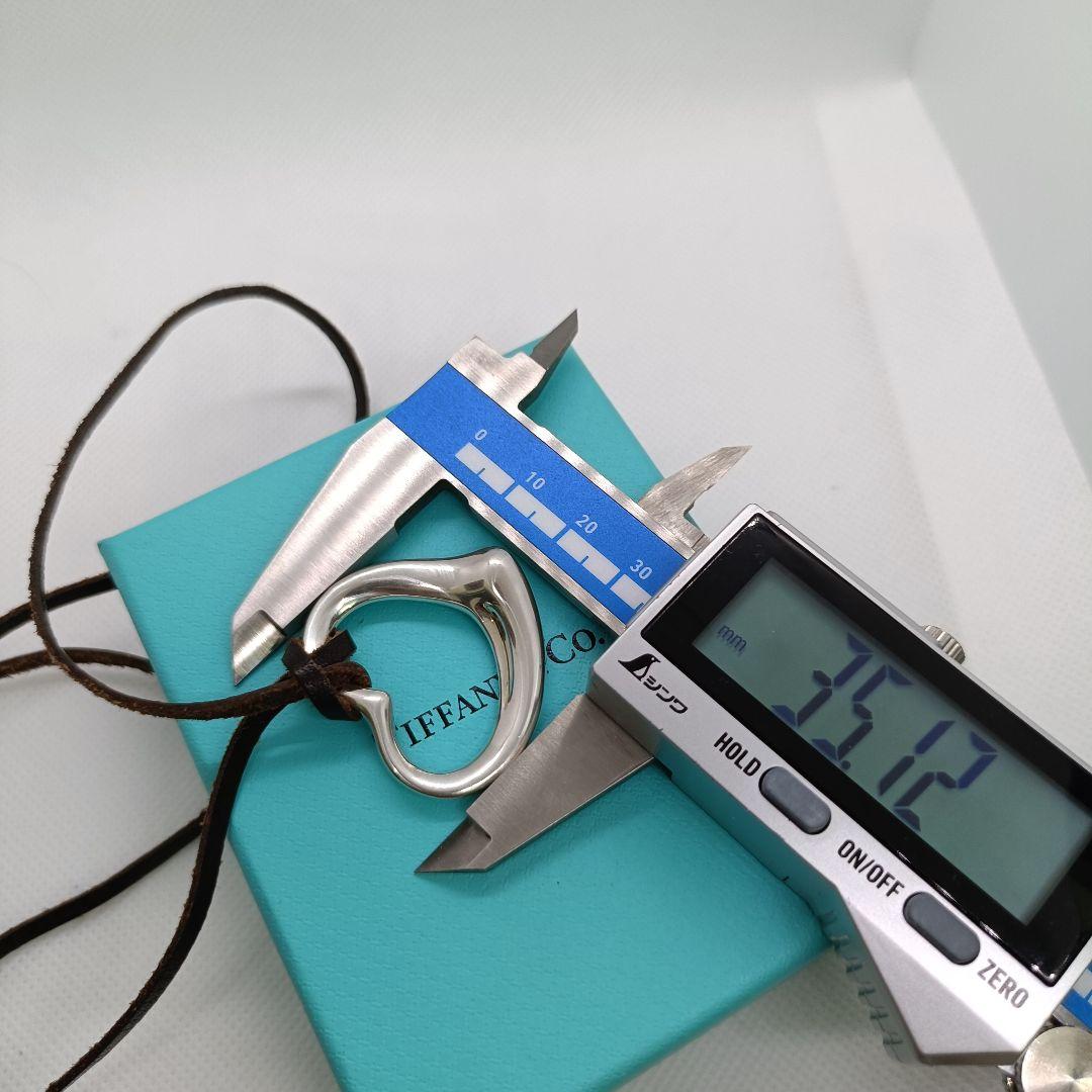 極美品✨️　ティファニー　大ぶり　オープンハート　925 シルバー