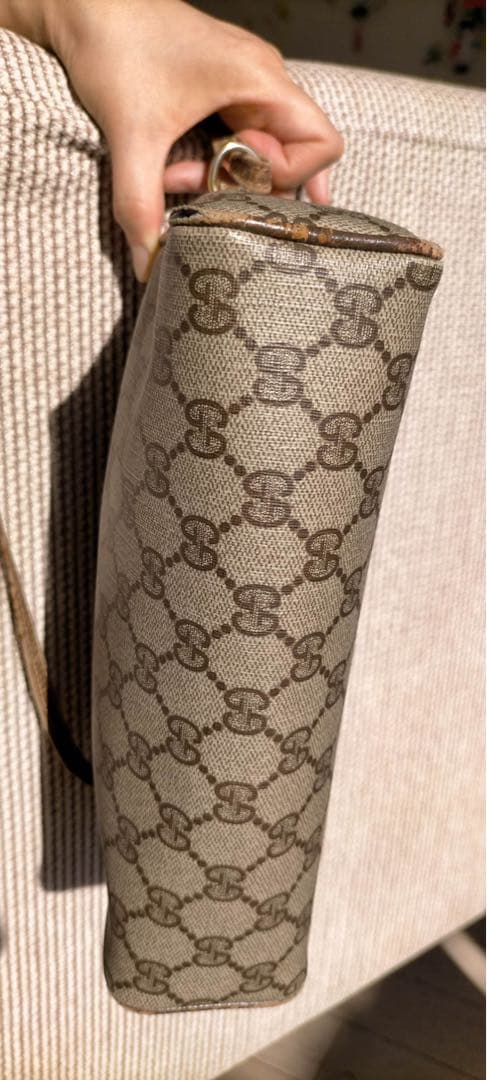 GUCCI GGパターン ショルダーバッグ ベージュ