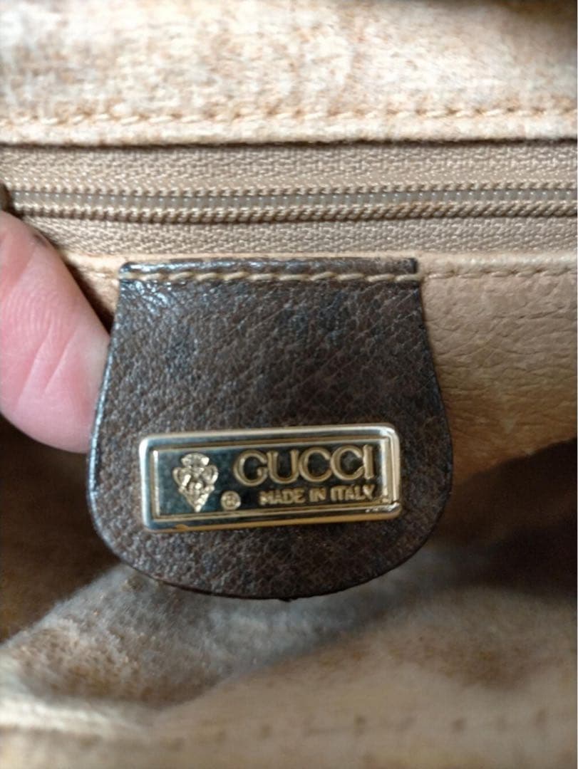 GUCCI GGパターン ショルダーバッグ ベージュ