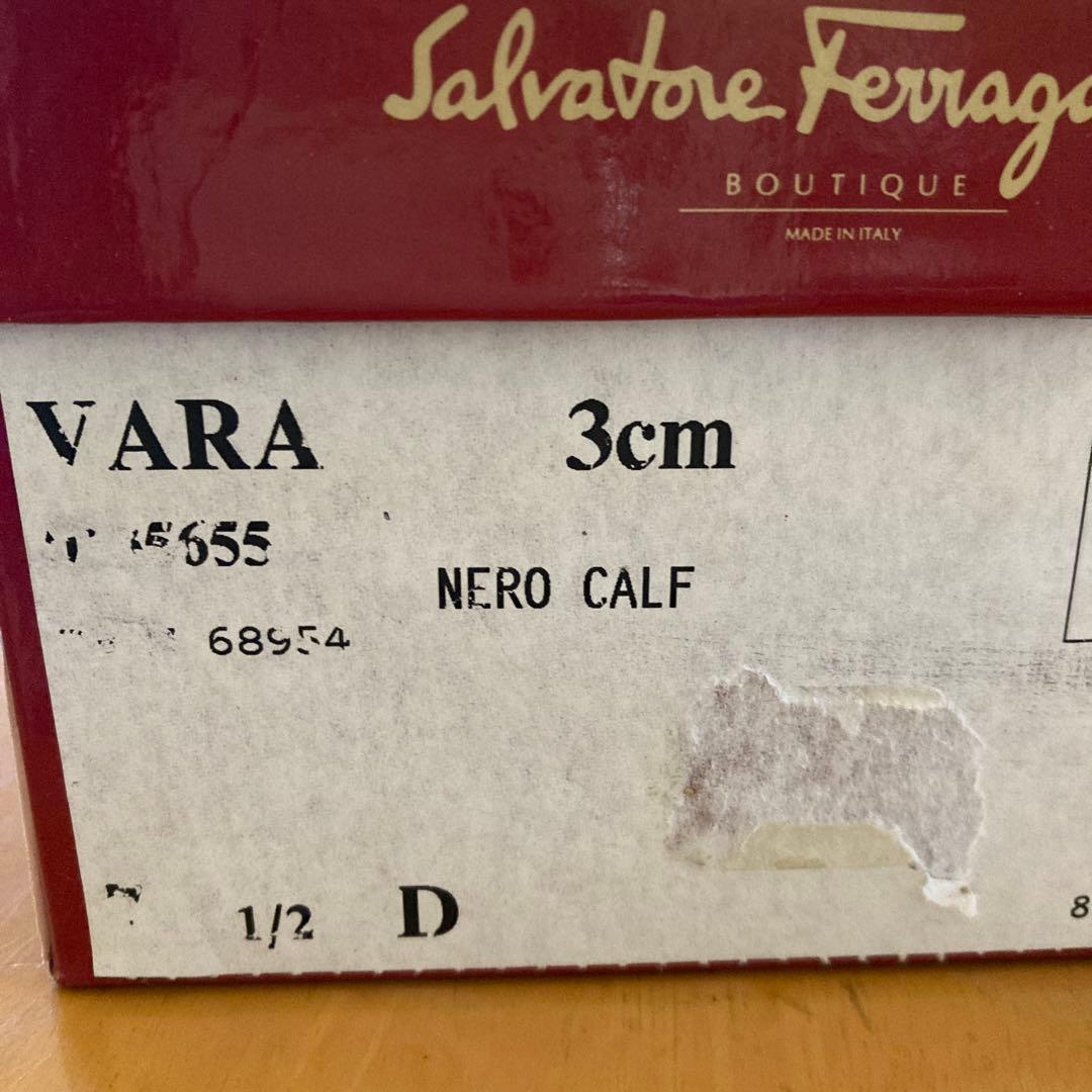 Ferragamo レザーブラック7 1/2