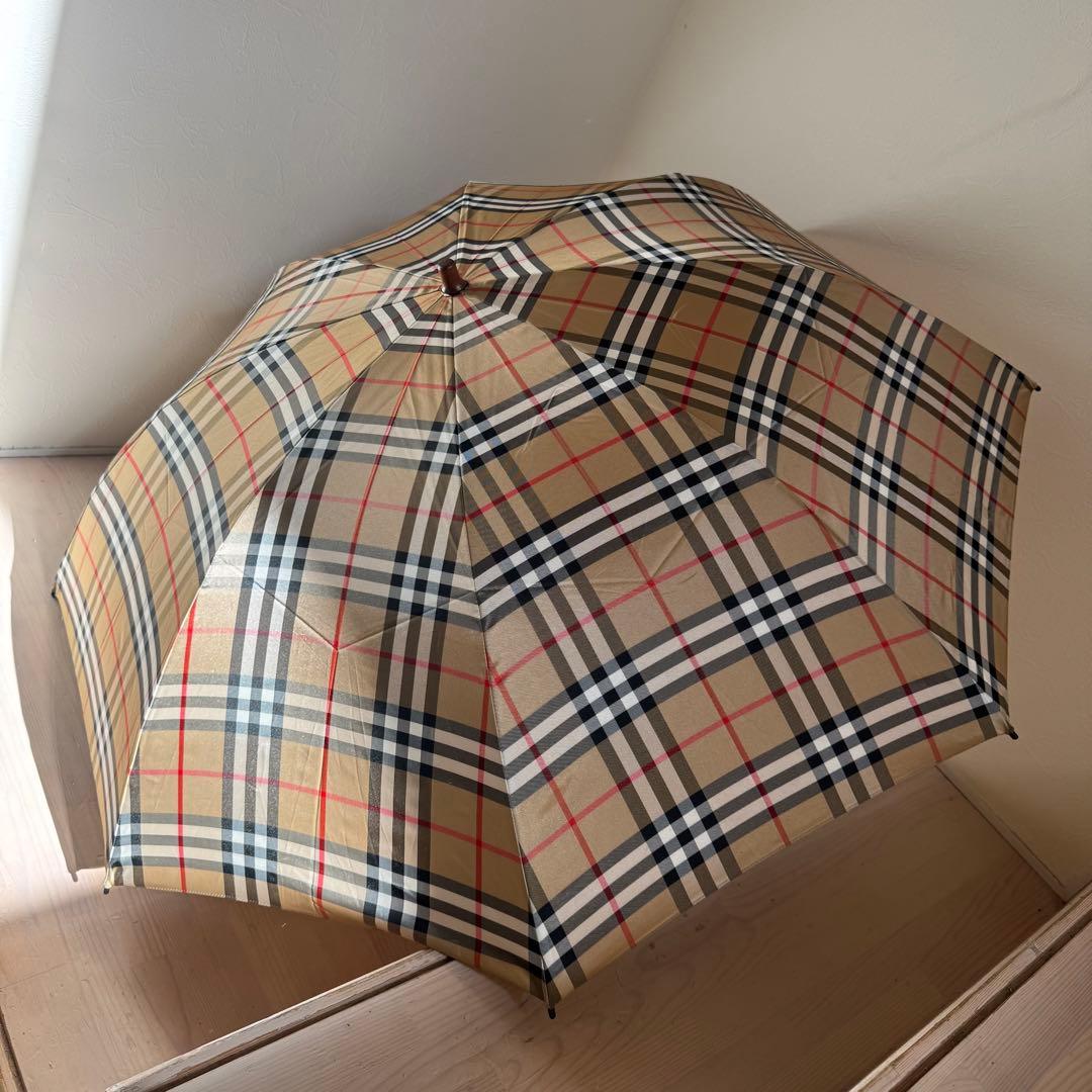 新品！Burberry LONDON バーバリーノバチェック　折りたたみ傘