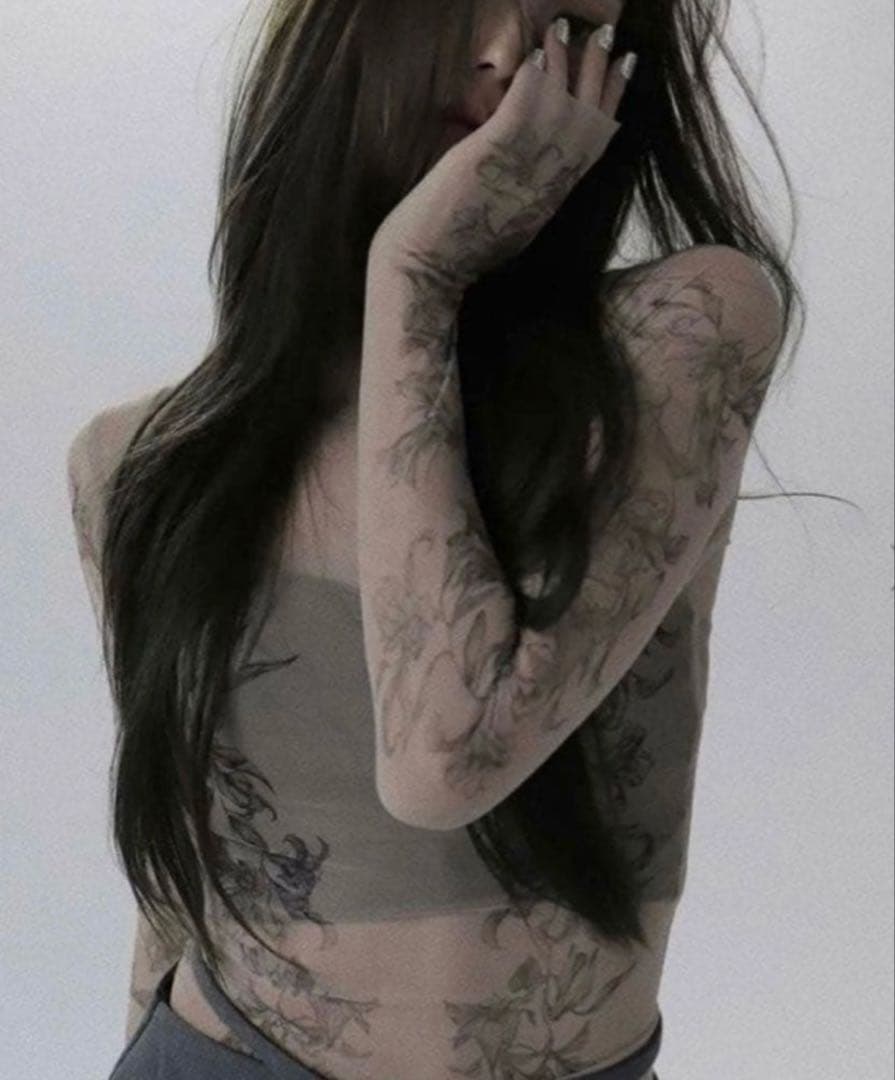 トップス lily tatoo tops melt the lady