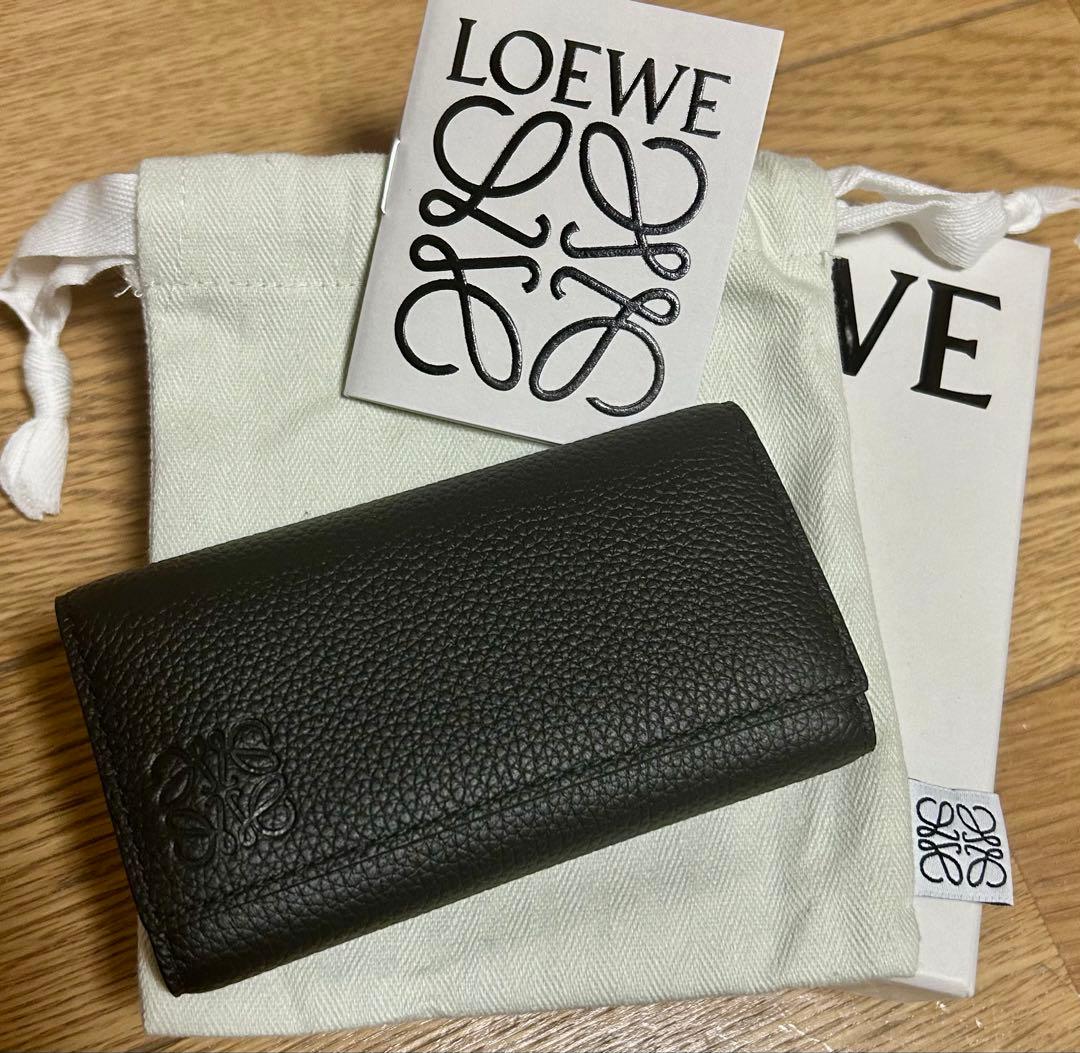 LOEWE ロエベ キーケース メンズ レザー アナグラム 6連