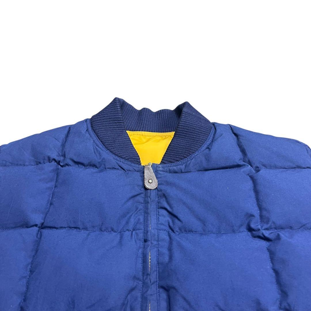80s 90s Eddie Bauer カナディアンベスト リバーシブル ダウン
