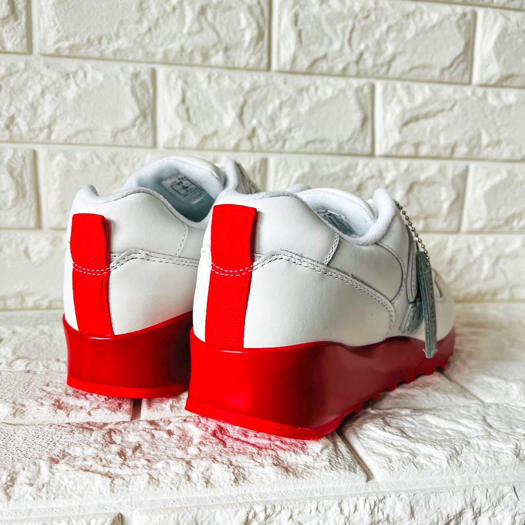 【SANGACIO/サンガッチョ】新品✨　ホワイト/レッド　24cm