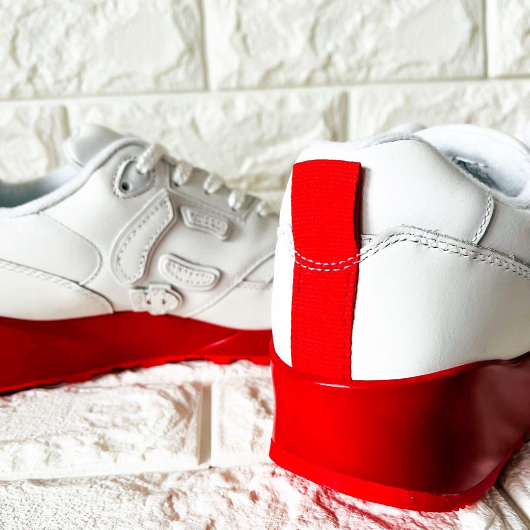 【SANGACIO/サンガッチョ】新品✨　ホワイト/レッド　24cm