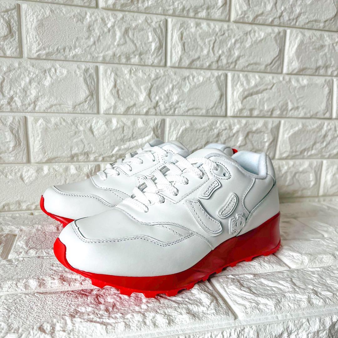 【SANGACIO/サンガッチョ】新品✨　ホワイト/レッド　24cm