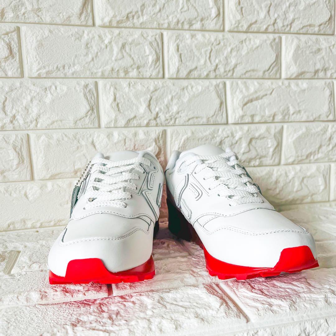 【SANGACIO/サンガッチョ】新品✨　ホワイト/レッド　24cm