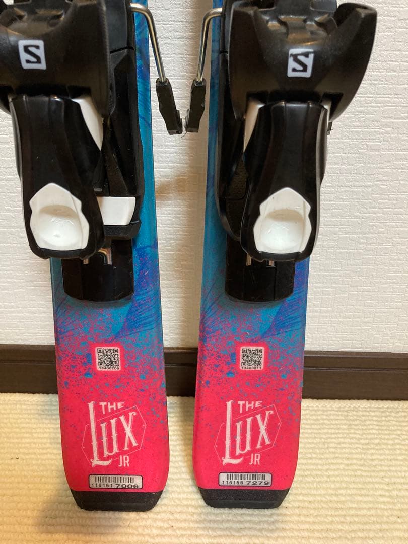 【HOTWAX・チューンナップ済み】SALOMON スキー板4点セット 110㎝